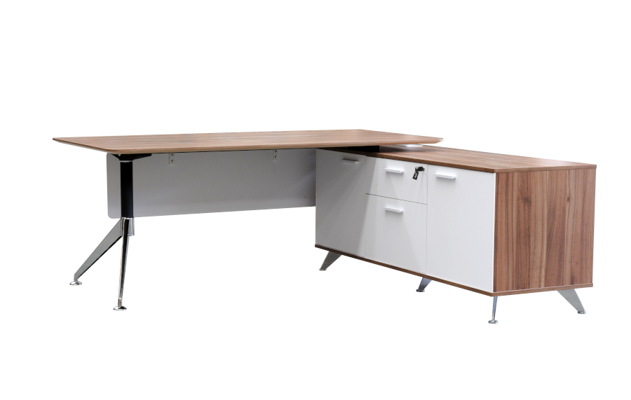 Potenza Casnan Desk with Return 2150
